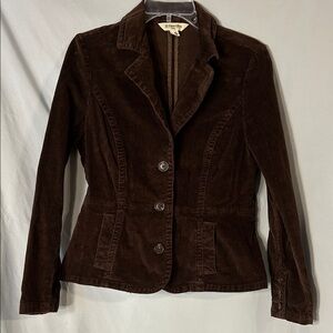 St. John's Bay Chocolate Brown Corduroy Blazer